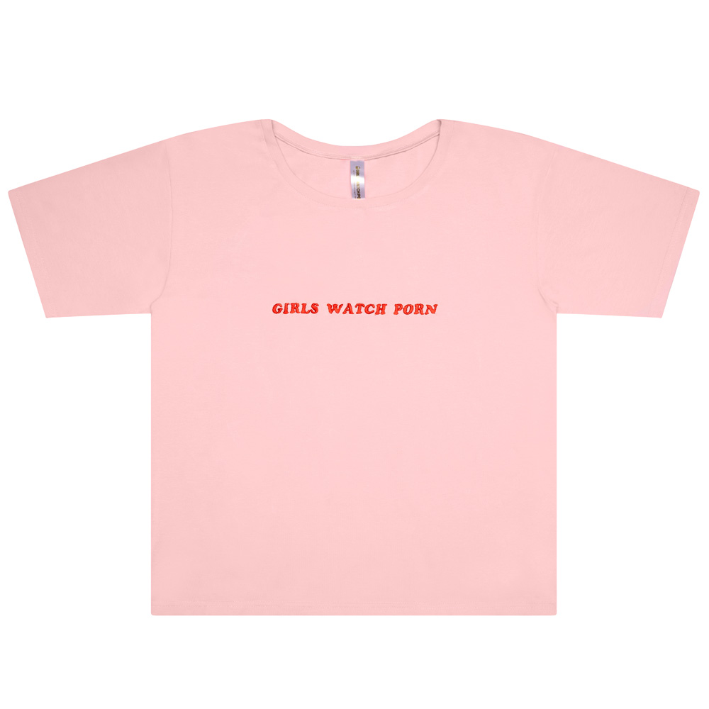 tshirt z haftem gwp pink ps
